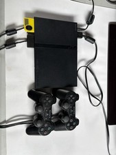 Sony PlayStation 2 Slim Home Console Black DVD Playback 2 Controllers 8MB Memory