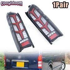 For Toyota Hiace 200 Series Tail Lamp Light Clear Lens Sequential Blinker JDM