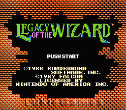 Legacy Of The Wizard - NES Nintendo Fun RPG