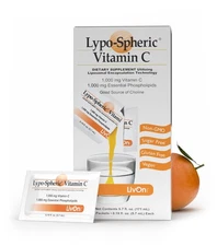 LivOn Laboratories Lypo–Spheric Liposomal Vitamin C 1000mg - No Sugar, Immune...
