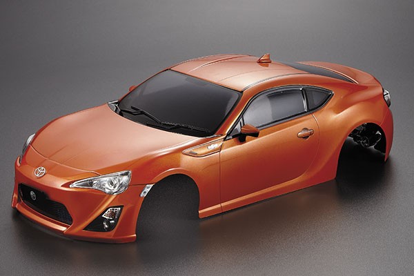 Killerbody RC Car Toyota 86 190mm Finished Body Met-Orange