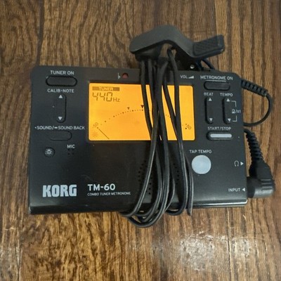 Korg TM-60 Combo Tuner Metronome - Tested Works