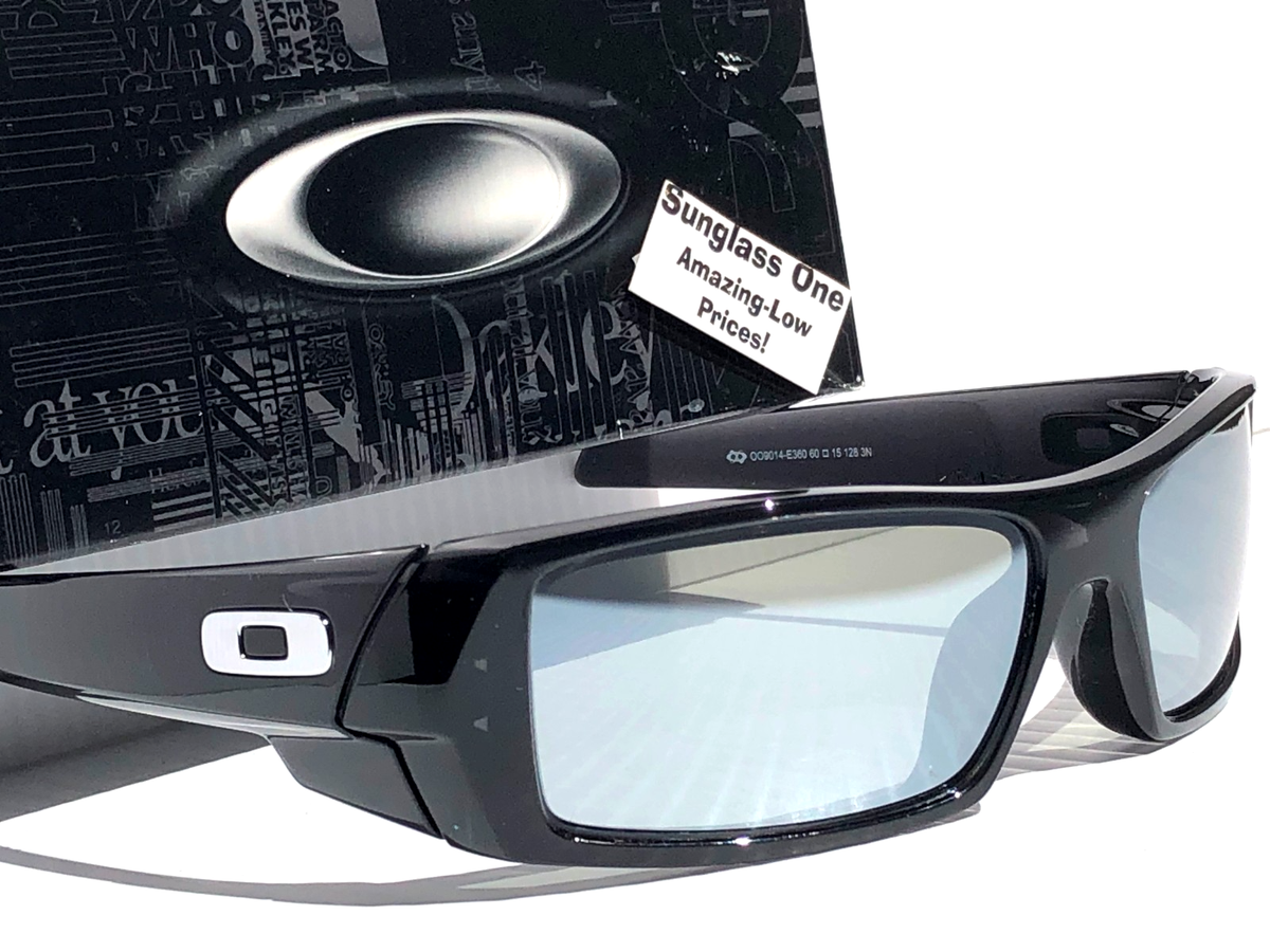 NEW Oakley GASCAN Black Ink POLARIZED Galaxy Chrome Mirror Lens