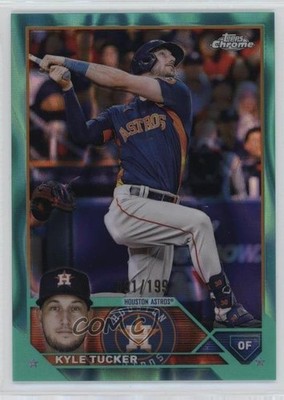 2023 Topps Chrome Aqua Lava Refractor 31/199 Kyle Tucker #6 0fv4