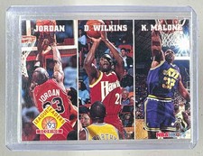 Scoring Michael Jordan Dominique Wilkins Karl Malone 1993 Hoops #283