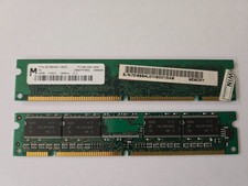 2 x Ram Micron 64 MB pc100-222-620 MT4LSDT864AG