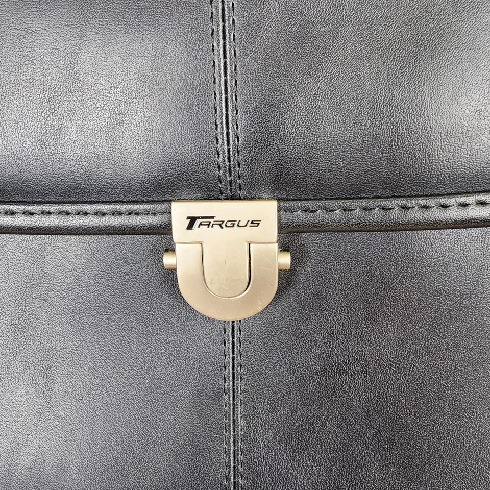 NEW Targus KOS300 15 Reverse-Access Notebook Case Black Koskin Leather-Like - Image 2 of 4