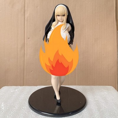 Plump Nun Figure: Chubby Anime Sister Resin Statue Collectible Model Toys Boxed