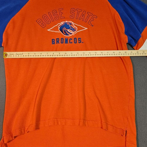 Boise State Broncos Long Sleeve Raglan Fan Tee XL 46/48 KA Knights Apparel Idaho - Picture 7 of 8