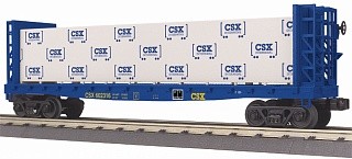MTH 30-74648 Seaboard Coast Line mamparo coche plano con carga de madera nuevo en caja | Condition: New