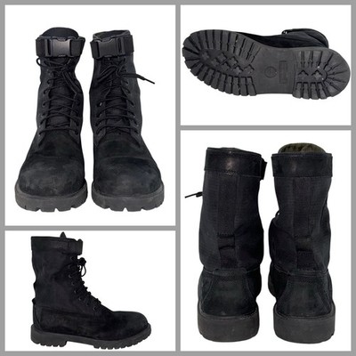 Timberland Premium Gaiter Boots 03885-NH Boys Size 7 Black