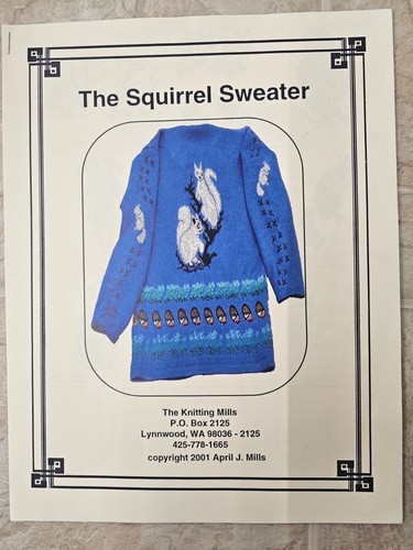 The Squirrel Cardigan Sweater Machine Knitting Pattern for Brother or Std Gauge