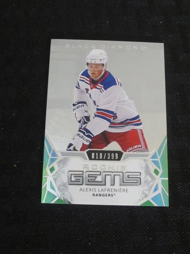 2020-21 Upper Deck Black Diamond Alexis LaFreniere Rookie /399 Rangers