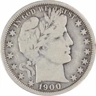 1900-O Barber Silver Half Dollar Choice VG Uncertified #240