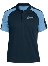 Hammer Bowling White Tournament Polo Navy
