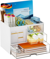Schreibtisch Organizer Mit Schubladen Und FäChern FüR BüRo Und Schule, GroßE Kap