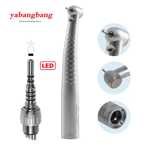 2 Turbina Dental LED Fiber Optic Handpiece 6 Hole Acople For Multiflex Coupler - Imagen 5 de 11