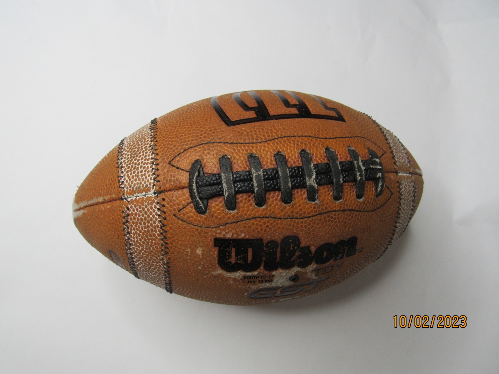 Wilson 1233 Leather Football Team sports