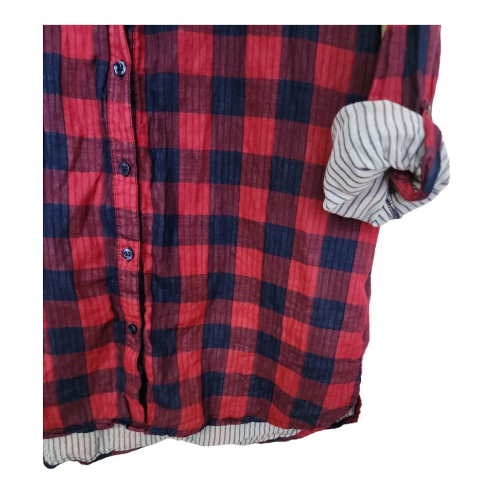 Camisa de dormir grande a cuadros Pj Salvage WINTER ESCAPE ROJO/multi algodón Foto 2 de 2