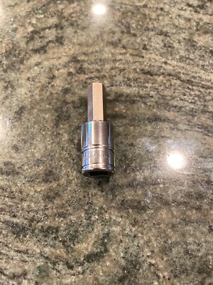 Snap-On fa12e3/8''  3/8'' drive sae standard hex bit chrome socket new