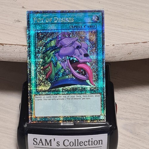 Pot of Desires RA01-EN056 Quarter Century Secret Rare Yugioh 25th Anniv - Bild 1 von 1