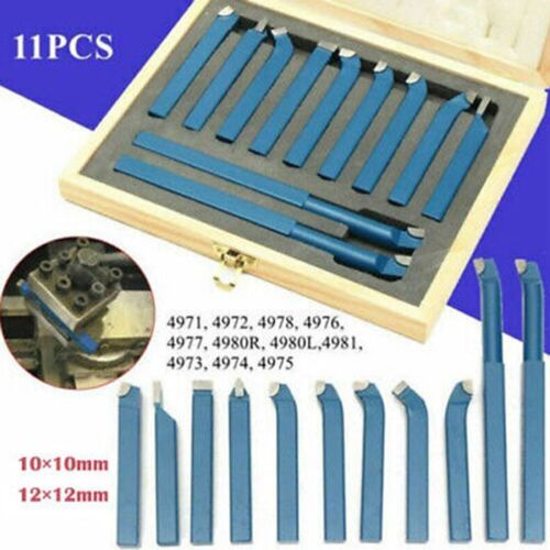 Tornio utile fresatura punta utensili 1 set 10 mm/12 mm 11 pz punta trapano blu - Foto 1 di 12