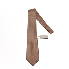 Tom Ford NWT Neck Tie in Brown/Gray Melange 100 Silk Made in Italy