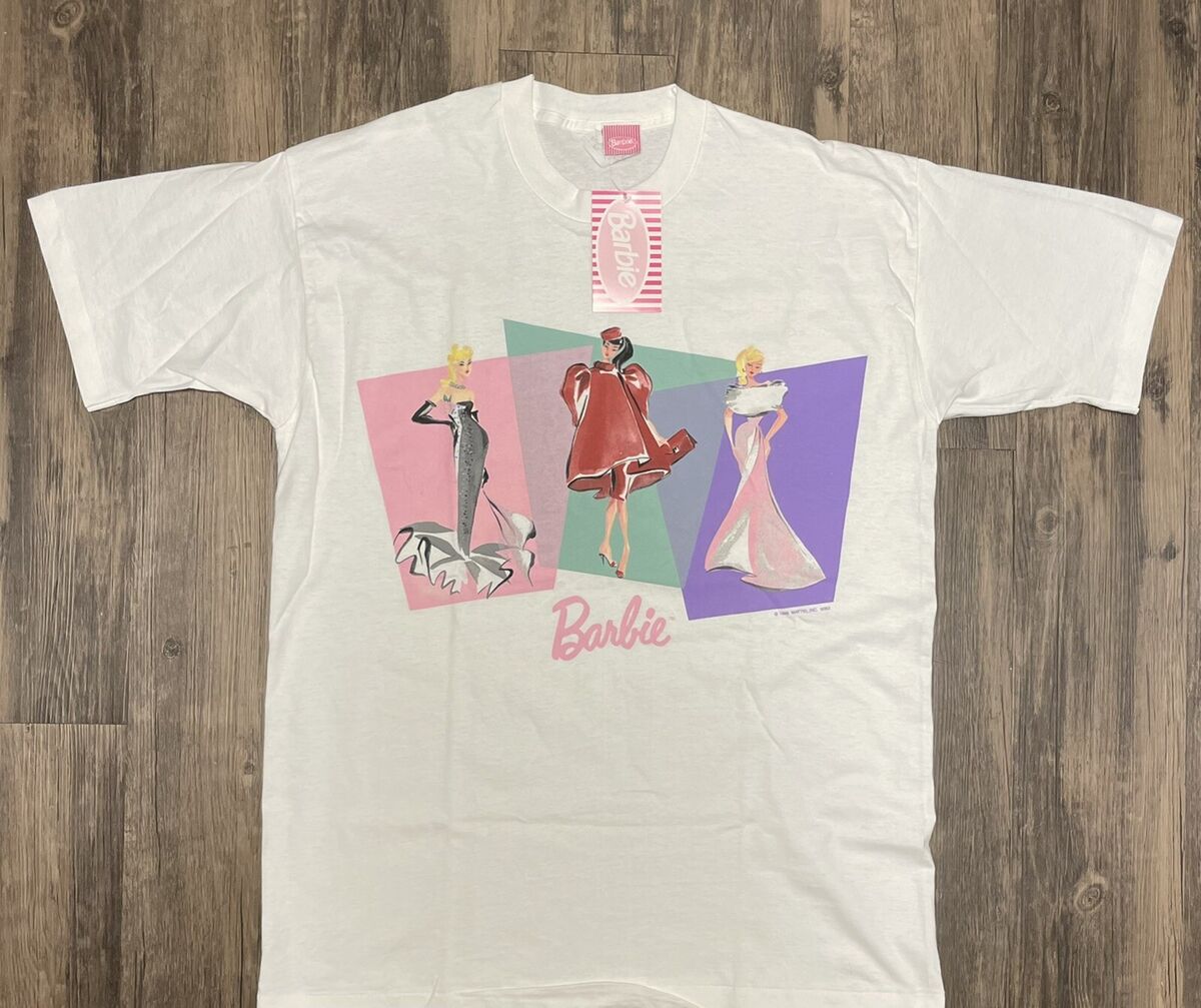 Vintage Barbie Doll 90s Mattel T Shirt By Jerry Leigh NWT Vintage Barbie Doll 90s Mattel T Shirt By Jerry Leigh NWT