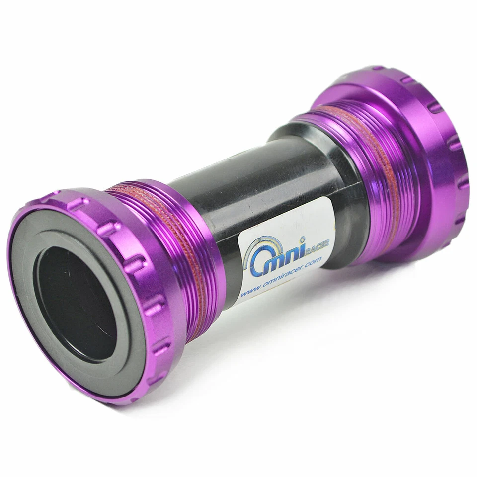 OMNI Racer WORLDS LIGHTEST Ti CERAMIC Hollowtech II Bottom Bracket 74g: PURPLE - Image 3 of 4