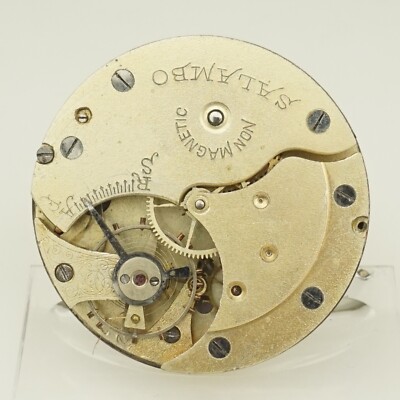 Rare! Pocket Watch Movement Men's no fusee duplex chronometer no repeater RAR