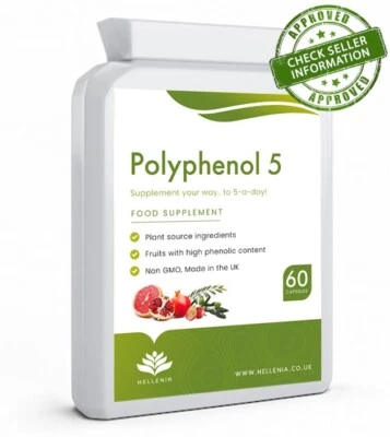 Hellenia Polyphenol 5 | 5-a-Day Fruit & Veg - Dietary antioxidants