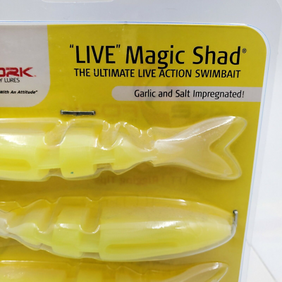 Lake Fork Live Magic Shad - 4.5 in. / Chartreuse Pearl