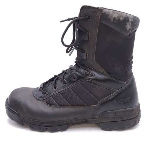 Bates Tactical Sport Herren Größe 12 Schwarz Leder Seitlicher Reißverschluss Kampfstiefel E02261 - Bild 12 von 20