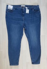 NEXT JEANS size 26 regular SKINNY - MID RISE blue DENIM ladies PLUS SIZE