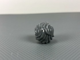 LEGO Dark Bluish Gray MINIFIGURE HAIR Male Short Swept Back Tousled (x1)
