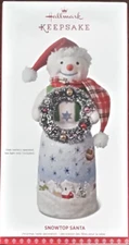 HALLMARK KEEPSAKE LIGHTED SNOWTOP SANTA 2017 TABLETOP DECORATION