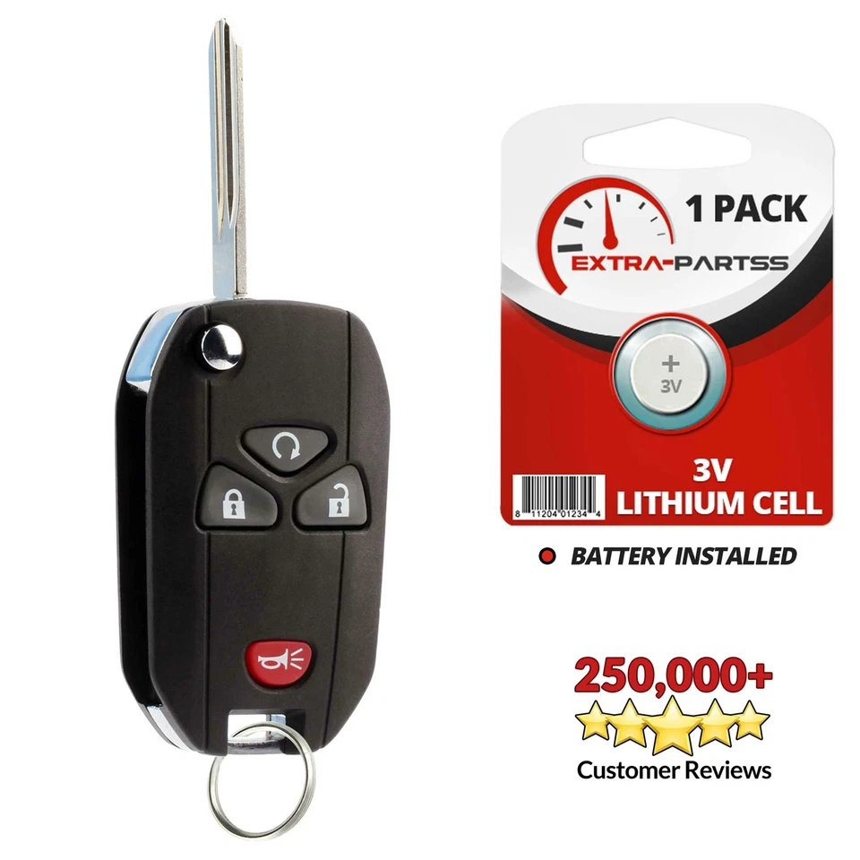 For 2008 2009 2010 2011 2012 2013 2014 2015 2016 GMC Acadia Remote Fob Flip Key - Imagem 2 de 4