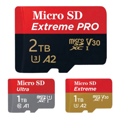 MARKENLOS 1TB 2TB Extreme Pro Micro SD Karte Speicherkarte micro SDXC Class 10 Memory Card
