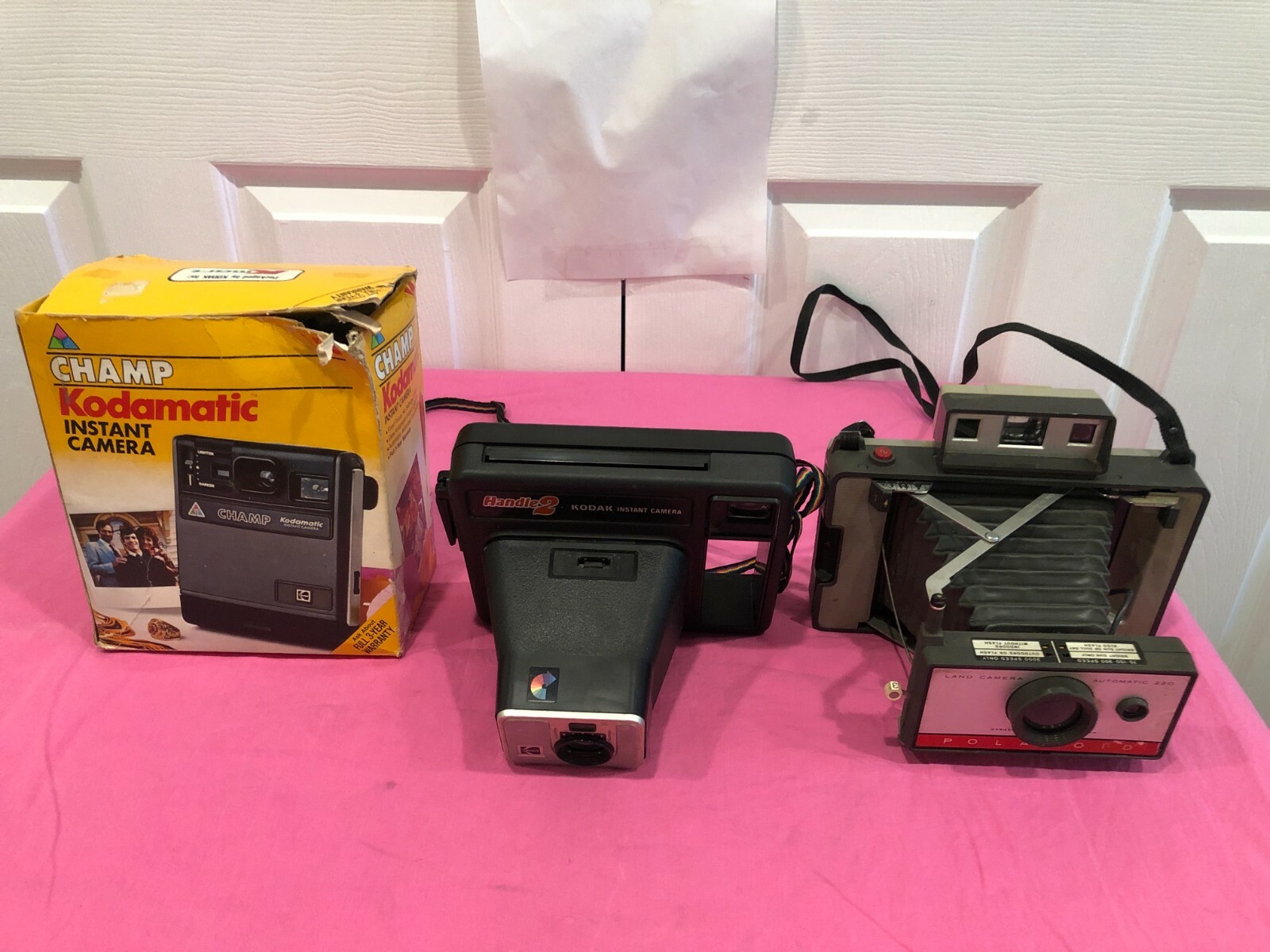 Vintage Instant Camera Lot of 3-image