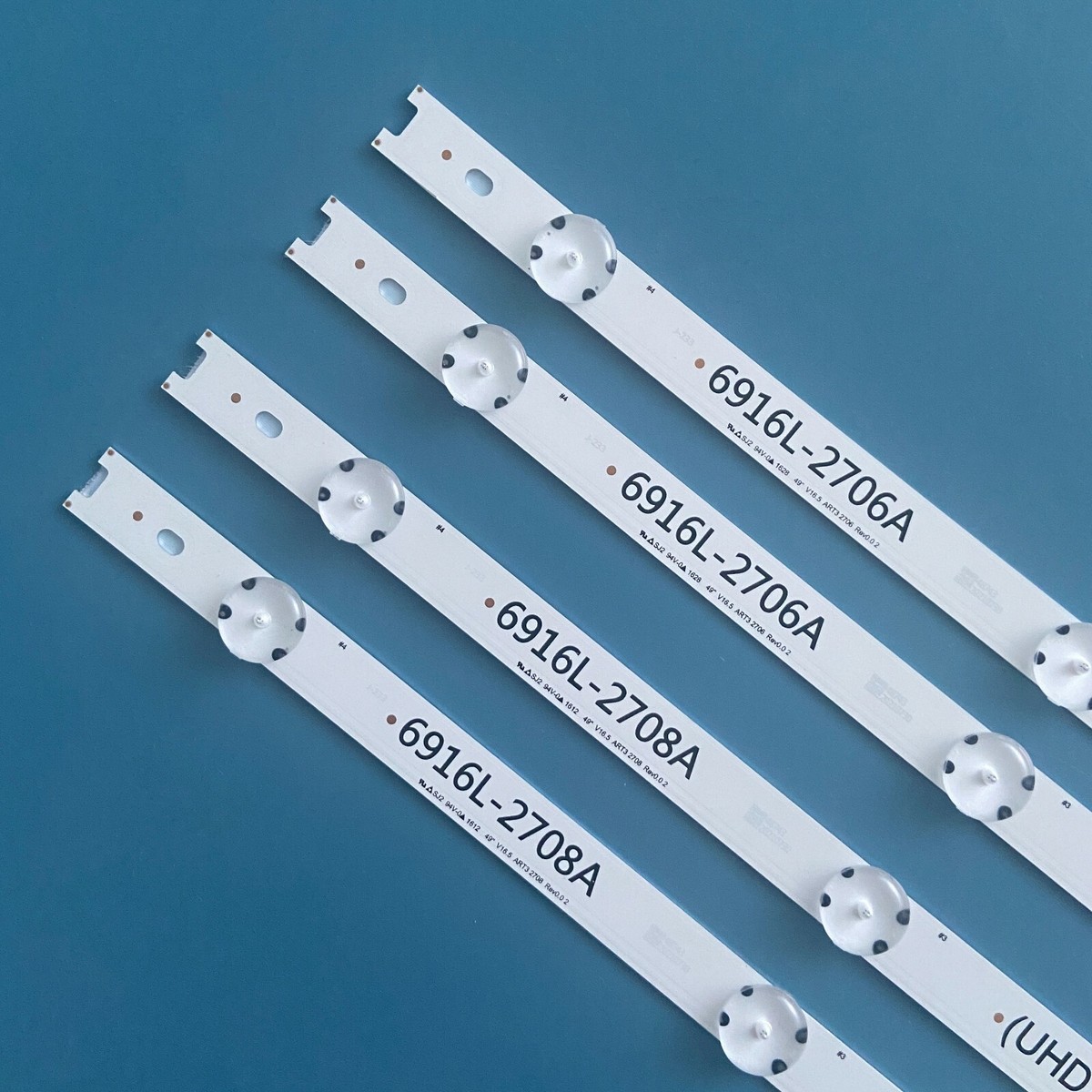 Kit/8pcs LED Strips For 49LH510V-ZE 49LH510Y-TD 49LH511A-TE
