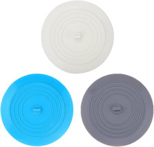 Bathtub Drain Stopper 3 Pack, 5Inch Tub Stopper Bathtub Drain Cover, Silicone B