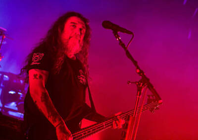 Tom Araya of SLAYER at The Fillmore Detroit on November 16 2013 in- Old Photo 4