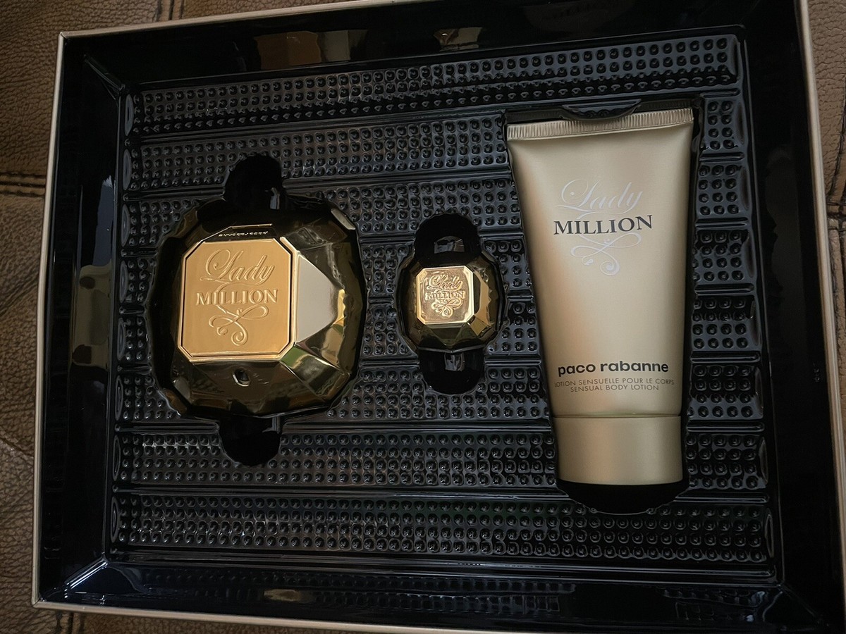 Paco Rabanne Lady Million Gift Set 50ml Woman Perfume/10ml Perfume
