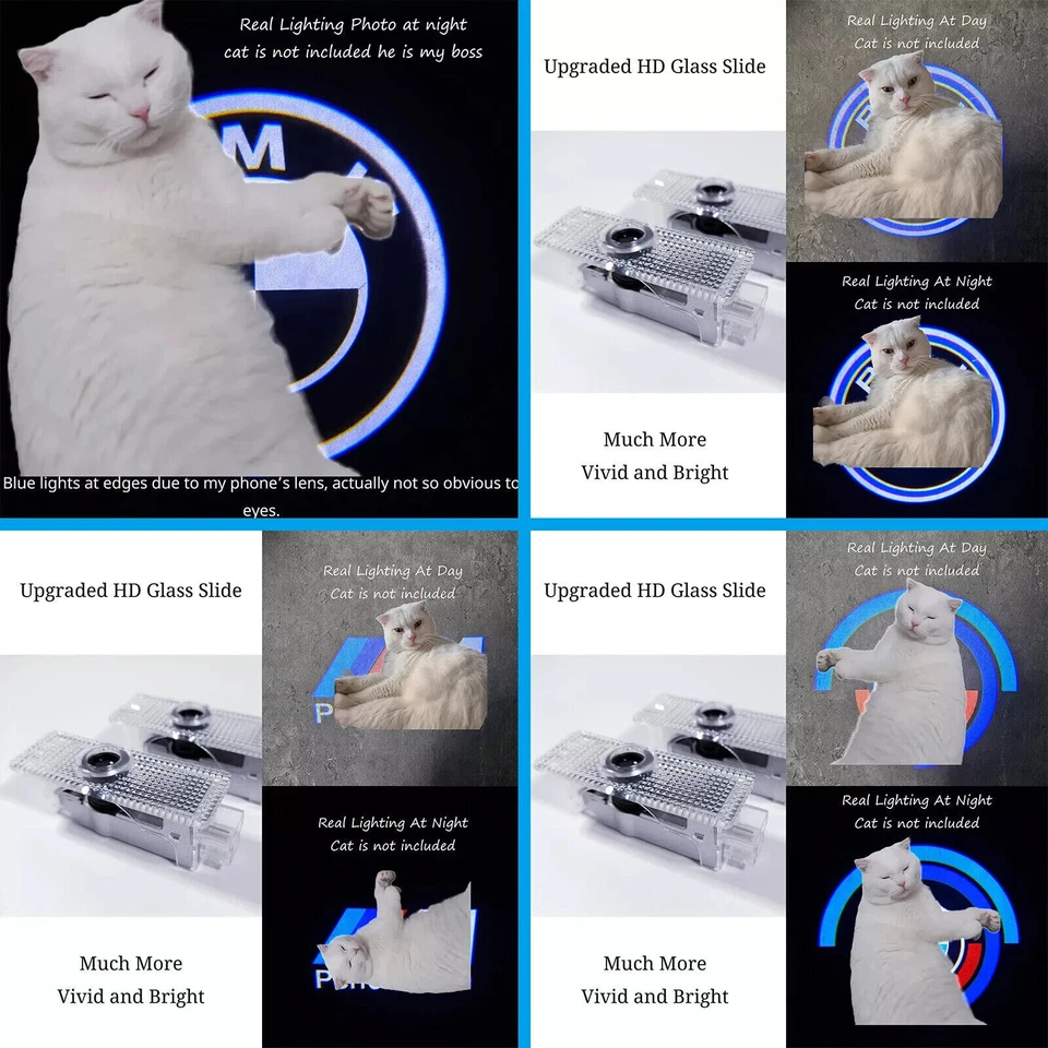 Welcome Light Fits For  E60 E63 E90 E92 X1 4X Door Projector Ghost Shadow - Image 4 of 4