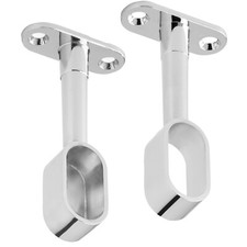 SO-TECH® Schrankrohrlager Schrankrohrmittelträger Kleiderstangenhalter oval