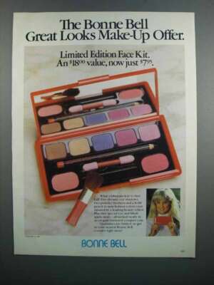1983 Bonne Bell Limited Edition Face Kit Make-Up Ad | eBay