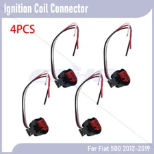 4x For Fiat 500 2012-2019 New Ignition Coil Connector 68070492AD US