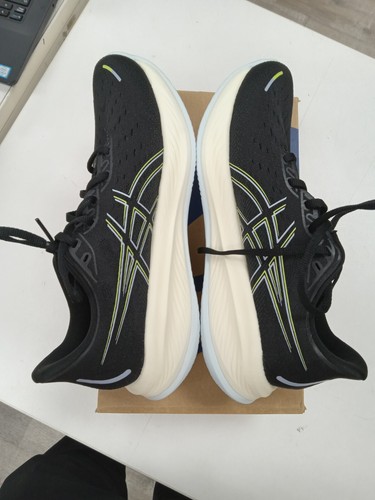 Asics Gel-Cumulus 26 Men's Size: 10 Black/Safety yellow 1012B599-006 - Picture 7 of 8