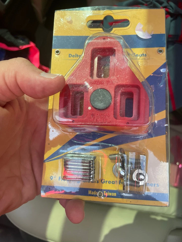 Botines de bicicleta de carretera LOOK Delta - rojo flotador de 9° grados - nuevos Foto 2 de 4