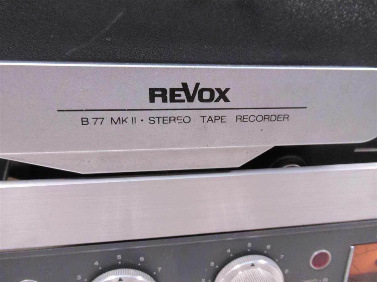 ReVox B77 MKII Stereo Tape Recorder Reel to Reel Player | eBay
